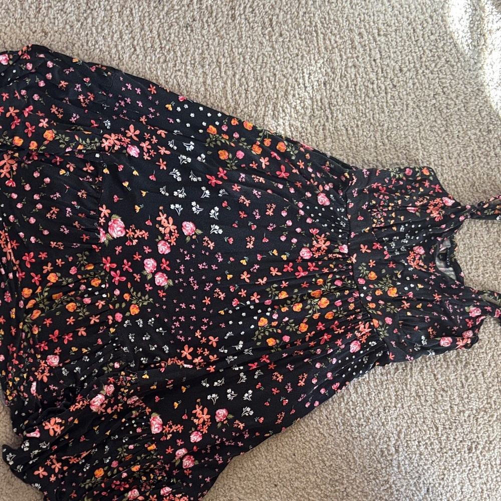 Torrid Black Floral Dress